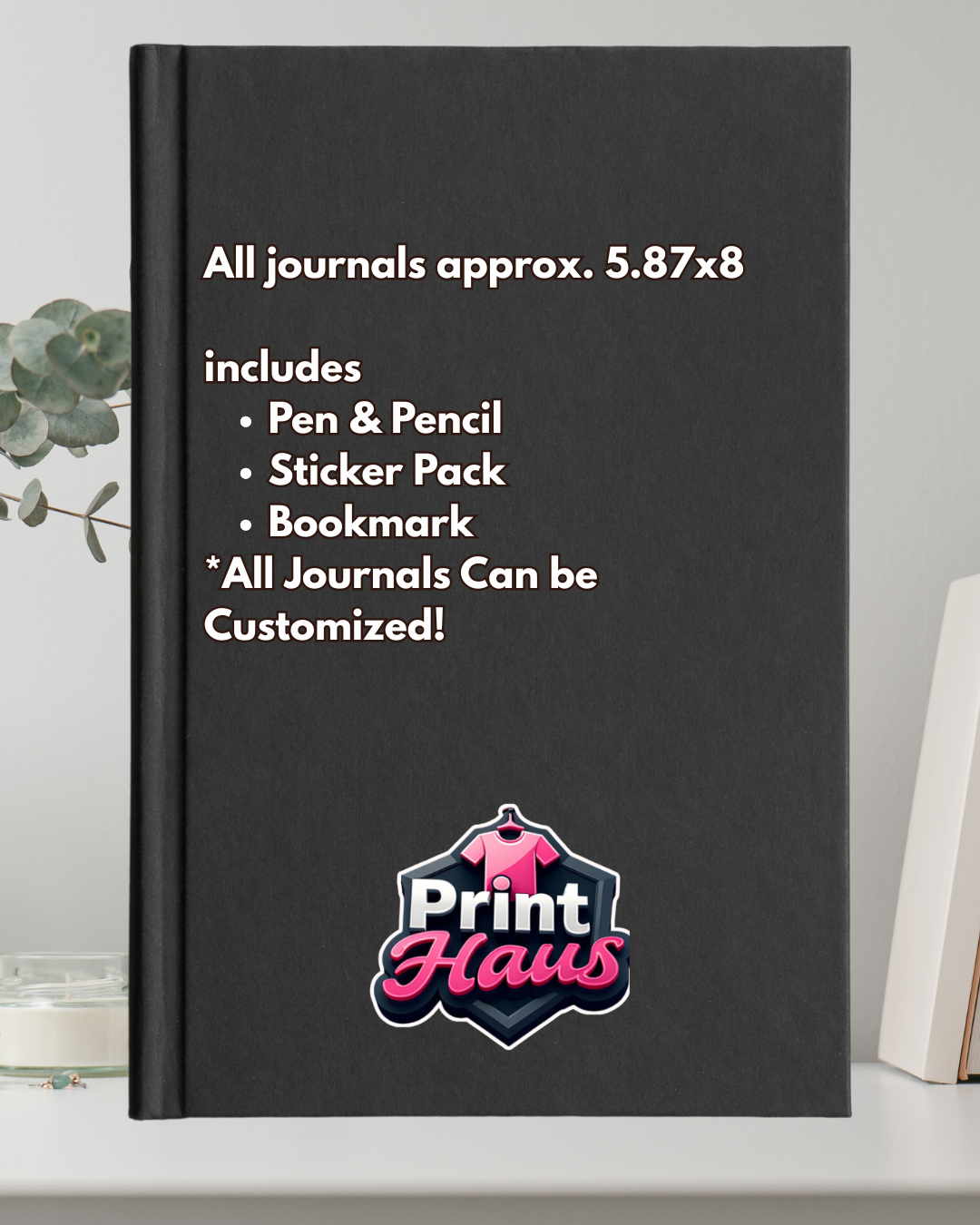 Gold Glittered Journals