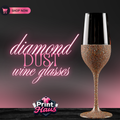Diamond Dust Wine Glasses Set (2)
