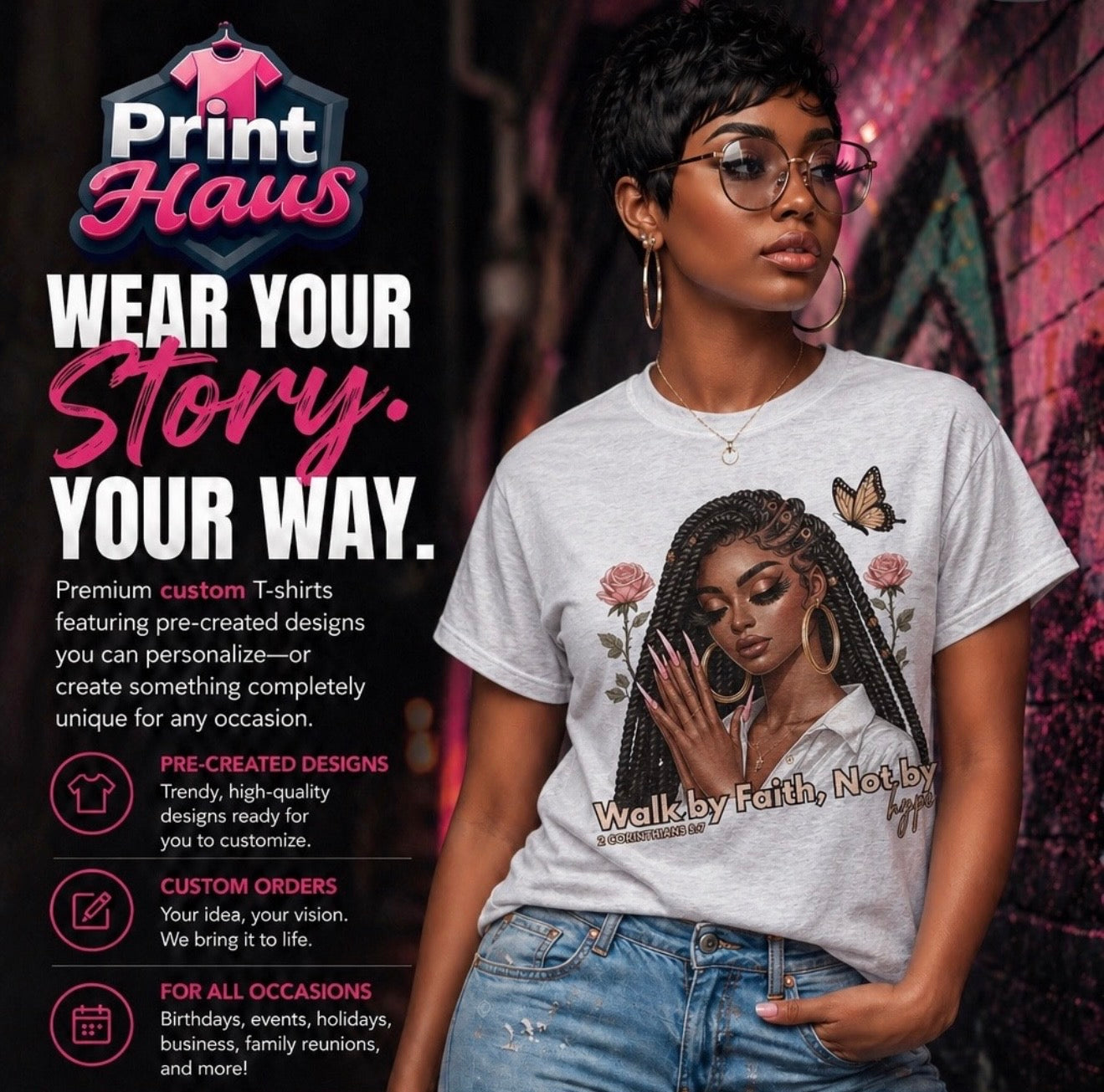 Custom DTF T-Shirts